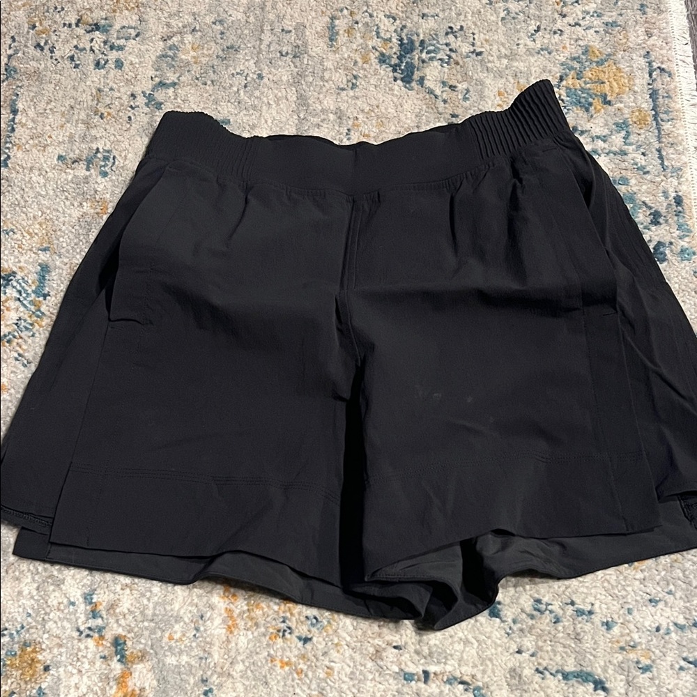 Lululemon Athletica Jet Black Athletic Shorts